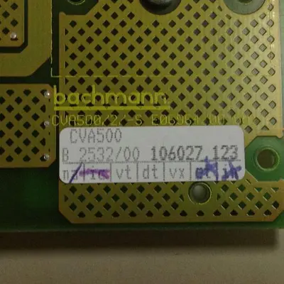 USED BACHMANN ELECTRONIC CVA500/2/S