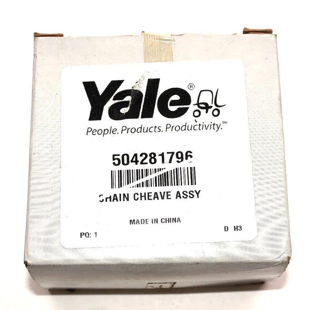 NEW YALE 504281796 CHAIN CHEAVE ASSY.