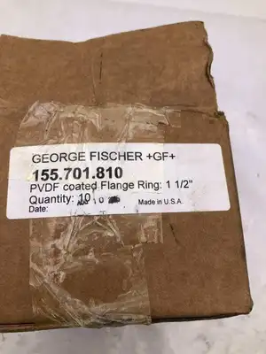 +GF+ Georg Fischer 155.701.810 1-1/2″ PVDF Coated Flange Ring -NIB of 4
