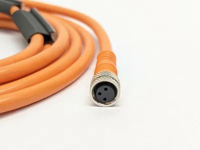 OP-87396 | Keyence  Connector Cable M8 3-Pin Straight 2-m PVC - New Other
