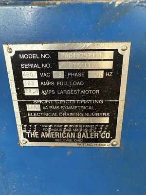 USED AMERICAN PAC40297T20