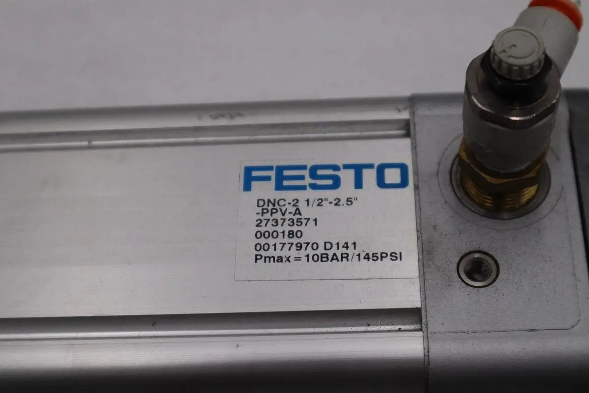 Festo Pneumatic Cylinder DNC-2 1/2"-2.5"-PPV-A limit switch STOCK 1395C