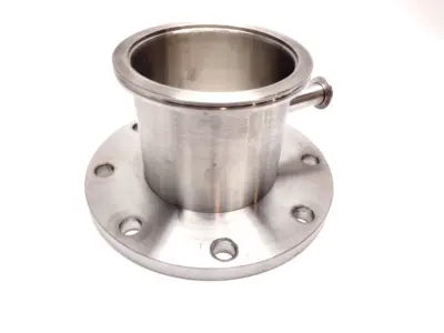 Vacuum Flange | 5-7/8" ID x 5-7/8" ID x 7/8" Stainless Steel - Used