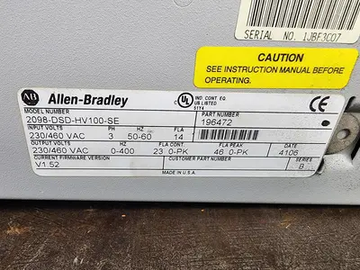 USED ALLEN-BRADLEY 2098-DSD-HV100-SE