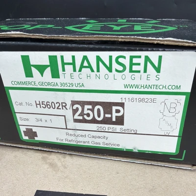 NEW Hansen H5602R/250-P