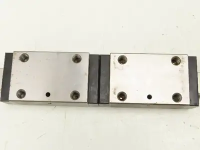 Rexroth Star SP 35 Linear Bearing LM Guide Rail 2-Blocks 34mm x 1020mm 40"L