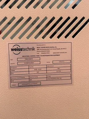 Used WEISS TECHNIK ENDURANCE ENDH1500  70 ENVIRONMENTAL CHAMBER 180C TO MIMNUS 70C HUMIDITY MFG 2018 Artificial Climate Chambers California US | Equipment Lab #1232159