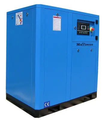 2025 Maximus 15 HP 63 CFM Direct Drive Rotary Screw Air Compressor 230V 3 Phase