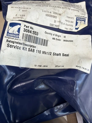 NEW Sabroe 3084.553