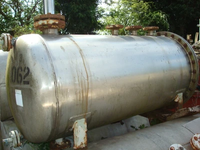 650 L S/S Horiz Pressure Vacuum Vessel