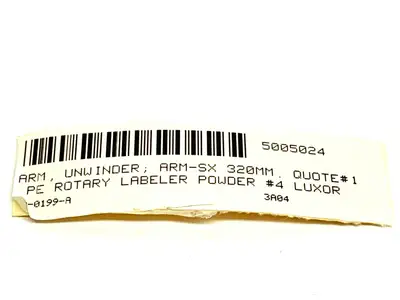 Used PE USA Unwinder Arm Arm-SX Pressure Sensitive Labelers Michigan US | Maverick Industrial Sales #1396983