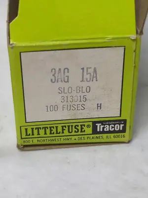 New | in-Stock LITTELFUSE 3AG15A Miscellaneous Equipment (Electrical & Power) | Surplus Asset Holdings #1190099