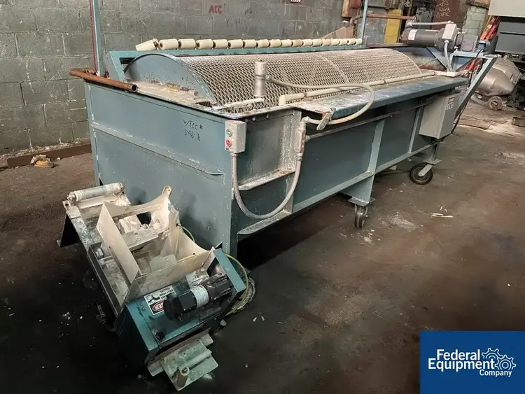 Used DABsco Equipment Inc DABsco Rotary Drum Strip Cooler, Model 9604 Extrusion Downstream Ohio US | Federal Equipment Company #130984