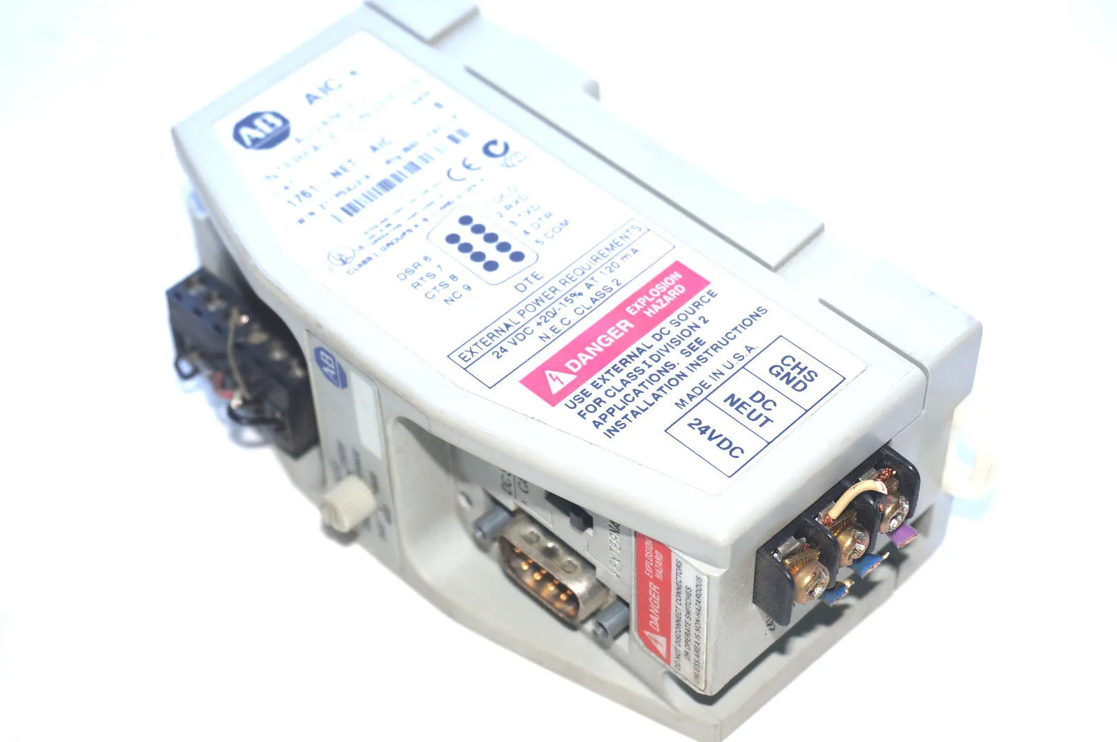 USED ALLEN BRADLEY 1761-NET-AIC INTERFACE CONVERTER 1761NETAIC