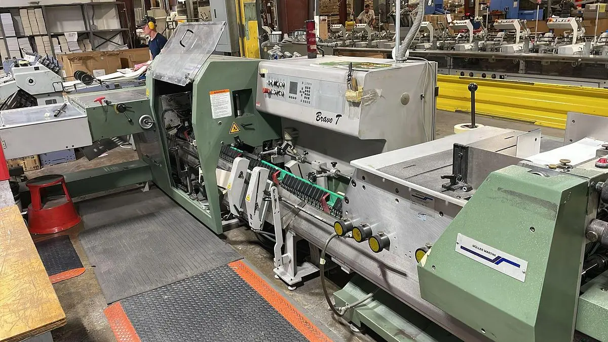 Used 2007 MULLER MARTINI BRAVO PLUS T SADDLE STITCHER Saddle Stitchers Illinois US | Capital Equipment Solutions #1319611