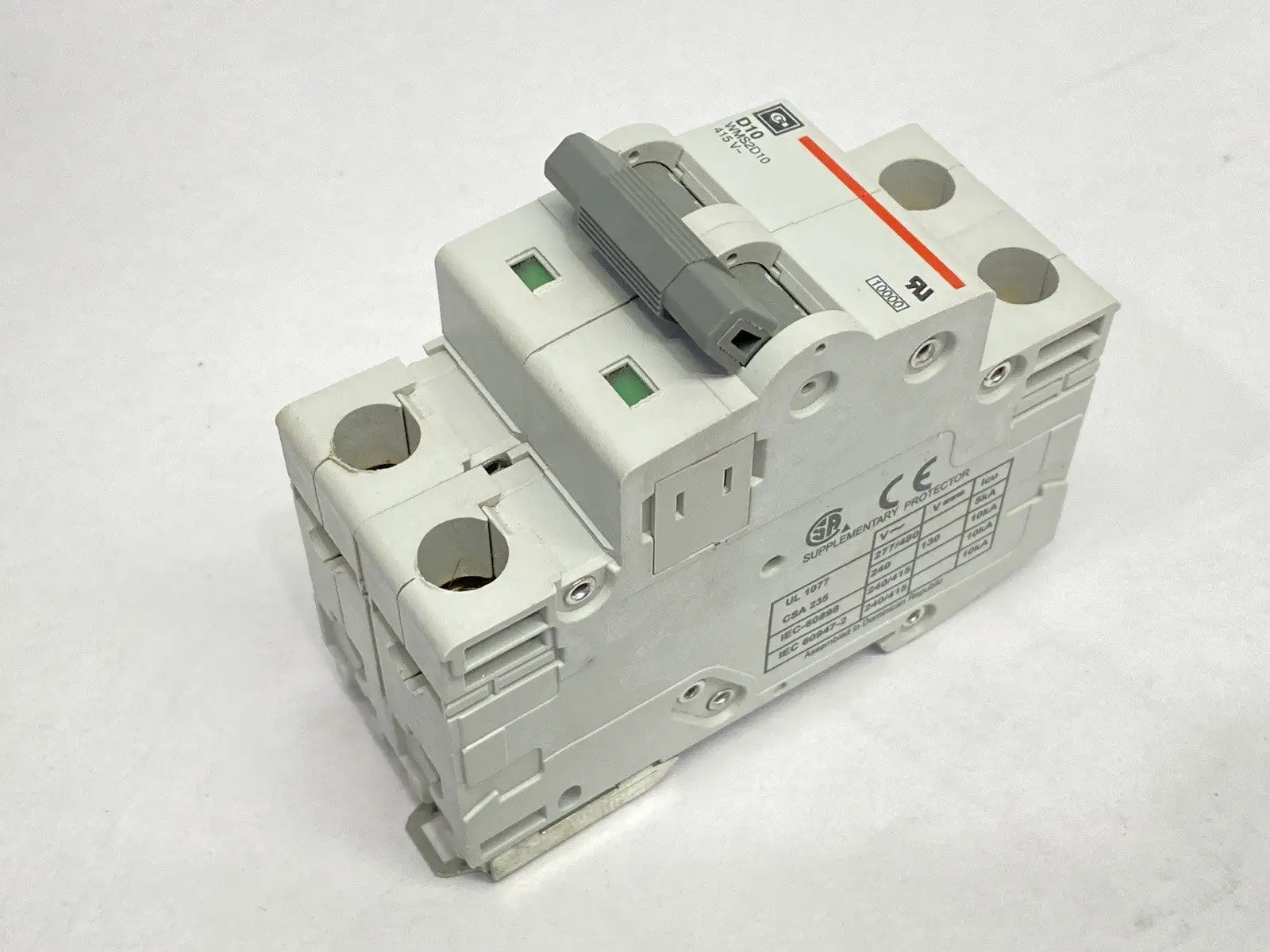 WMS2D10 | Cutler Hammer  Circuit Breaker 2-Pole 10A 277/480V - Used