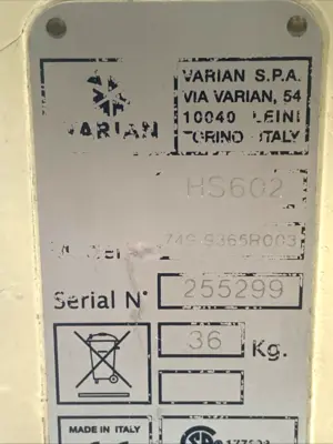 USED VARIAN VACUUM ROTARY VANE PUMP HS 602