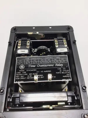 General Electric (GE) 12IAC66K58A Time Overcurrent Relay 60 Cycles