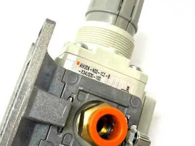 AW20K-N02-1CZ-B | SMC  Modular Filter Regulator 3~30psi Set Press w/ Dual Spacers - New – Open box
