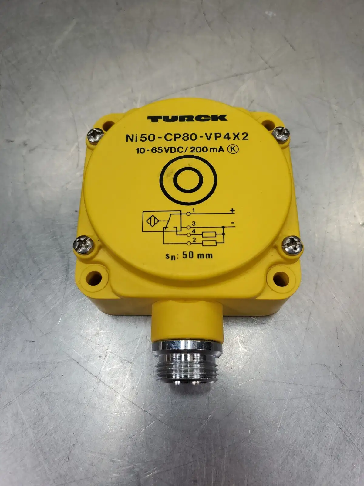 Turck Ni50-CP80-VP4X2 10-65VDC/200mA Proximity Switch Sensor. 5E-15