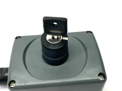 Used ABB Pushbutton Enclosure w/ Key Selector Switch Relays & Switches Michigan US | Maverick Industrial Sales #1397811