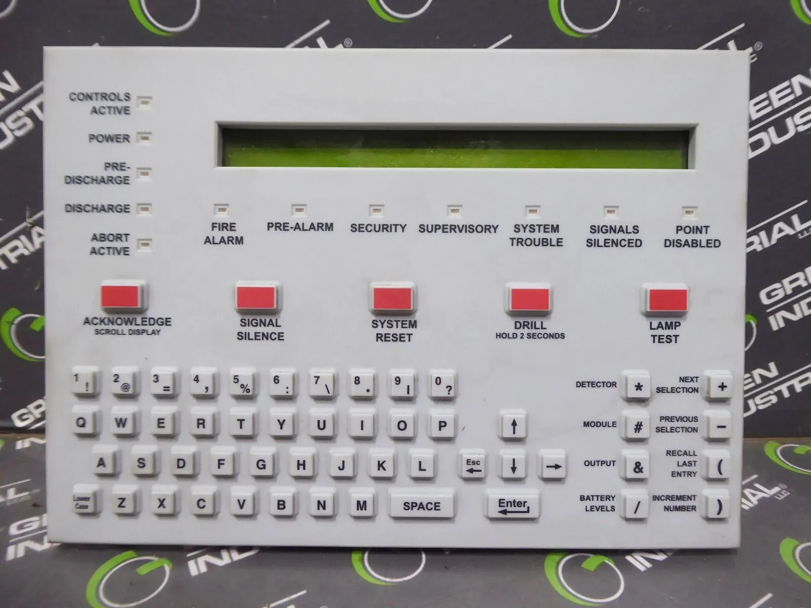 HON / Notifier 30517-L8 Operator Keypad / Display Assembly Rev. D Used