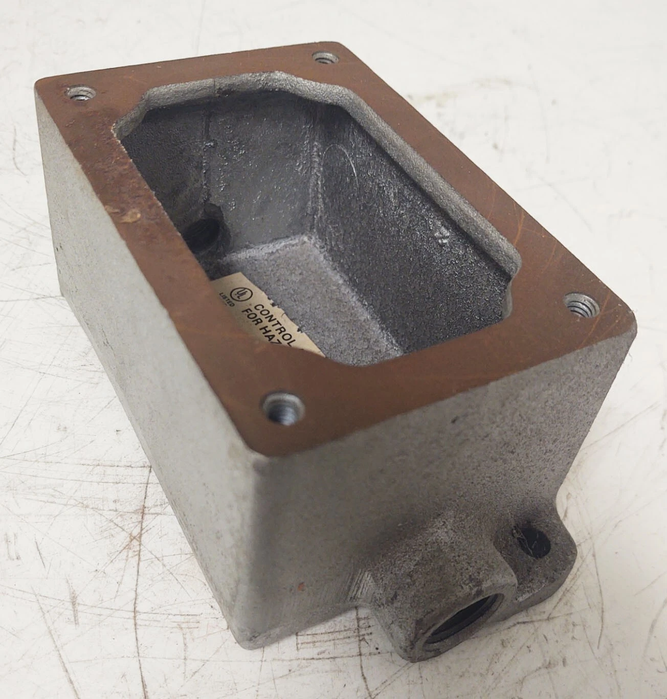 🔥(NOS) CAST IRON CROUSE-HINDS EDSC171 EXPLOSION-PROOF SINGLE GANG BODY 1/2"