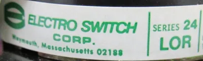 NEW ELECTRO SWITCH 7803LF ROTARY SWITCH SERIES 24