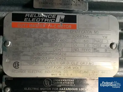 USED Union Process Union Process Attritor, Model 1S, S/S, 2 HP