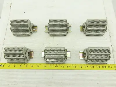 Allen Bradley 1492-WTS3 6 DIN Rail Sensor Terminal Block 500V Lot of 90