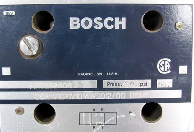 NEW BOSCH 9810232406 VALVE 081WV10P1V1014WS012/00 D51/11