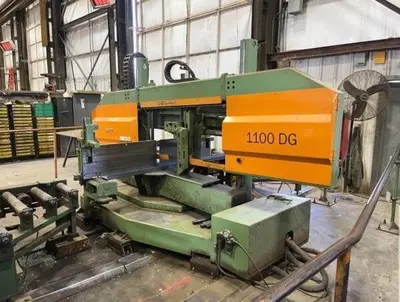PEDDINGHAUS PCD-1100 BEAM DRILL LINE WITH 1100-510 DG MITER SAW