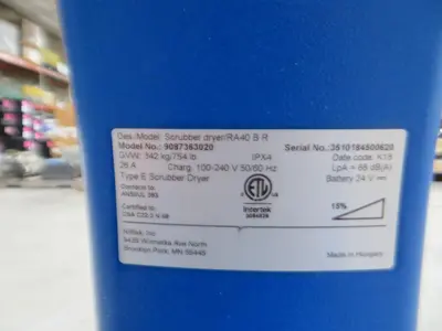 Used CLARKE RA40 9087363020 Scrubbers Texas US | Aucto #1308550