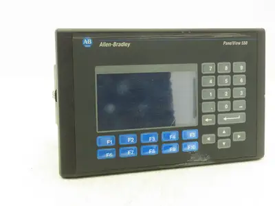 Allen Bradley 2711-B5A5 PanelView 550 HMI Control Panel Ser H FRN 4.46 100-240V