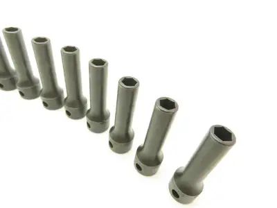 Williams 12M-607 IMP 3/8" Drive 7MM 6 Point Impact Socket Deep 2-1/8"L Lot of 12