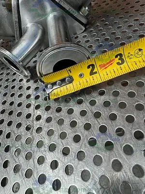 USED 2 ITT PURE FLO ADVANTAGE 4 - WAY DIAPHRAGM VALVE W/ 1" SANITARY FITTING