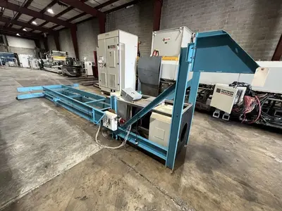 Bunting Used Magnetic Separator System and Conveyor, 26" Wide, yr. 2012