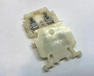 1492-HM1 | Allen Bradley 1492-HMI Terminal Block Faded White Color LOT OF 10 - Used