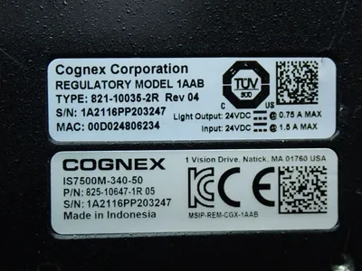USED COGNEX 821100352R / IS7500M34050