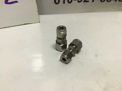 Parker 316N620 Stainless Steel Reducing Union Compression Tube Fitting(Lot of 2)
