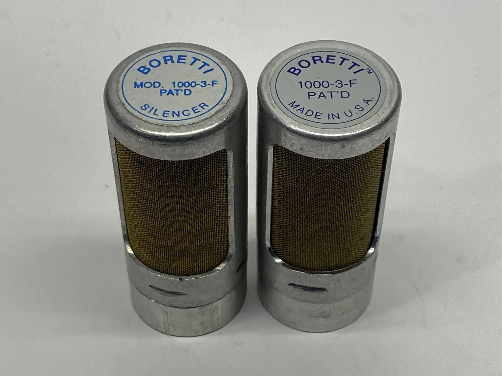 1000-3-F | Boretti  Pneumatic Muffler LOT OF 2 - Used