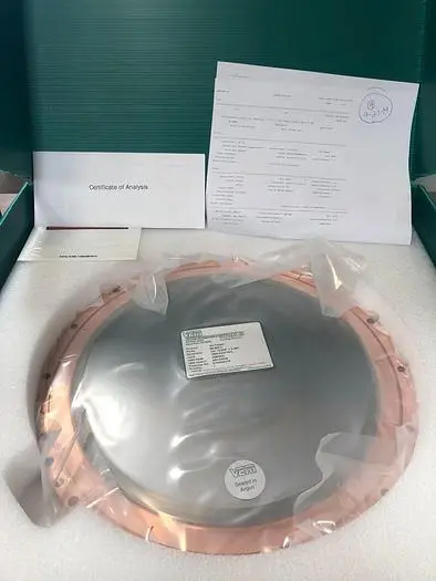 VEM Mo Target , 99.995% dia 13.505'' x .250''