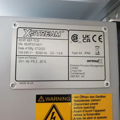 Used Rosemount Analytical XEXF XEF-TCD Gas Analyzers / Detectors | American Industrial Supply Co. #1544297