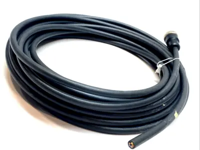 USED WEIDMULLER M12 5-PIN SENSOR CABLE X M PUR - IP67 SHIELDED 24FT