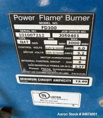 Used WITTE 42? X 12? Fluid Bed Dryers Illinois US | Aaron Equipment #1487669
