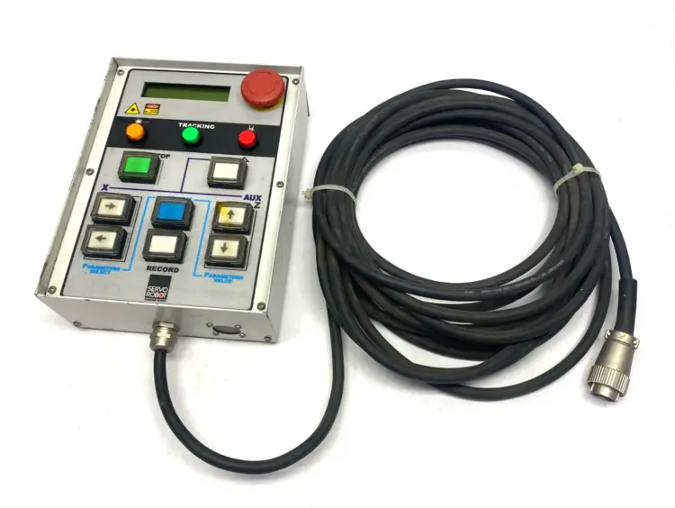 Used SERVO ROBOT POSITIONING TEACH PENDANT CONTROLLER Robot Parts | Maverick Industrial Sales #1102696