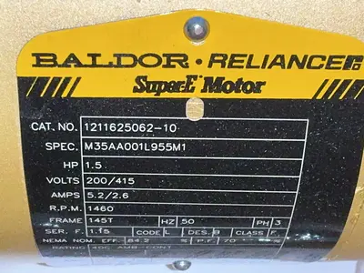 Used BALDOR 121162506210 Motors (misc) Ohio US | HGR 24 #1407562