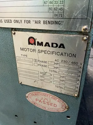 Used 1986 AMADA RG25 Press Brakes Ohio US | HGR 24 #1131421