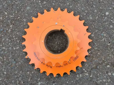 Idler Roller Chain Sprocket No. HDS100C30100C18207I, Double Single, Size 100