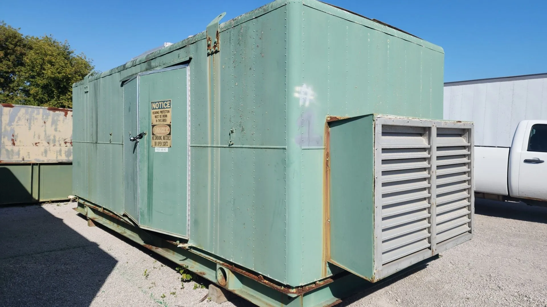 Enclosed Ariel JGP/2 Gas Compressor Package 150PSI 125HP Electric Motor